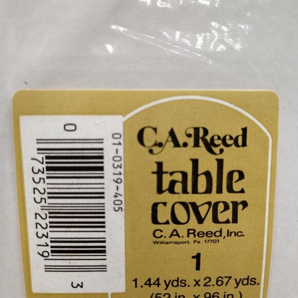 Vintage C.A. Reed Santa Claus Christmas Paper Table Cover 52" x 96"-Old Fashion - Picture 3 of 3